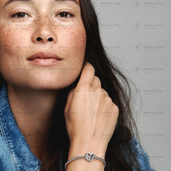 Pandora Openwork Family Heart & Star Charm - Picture 5 of 5